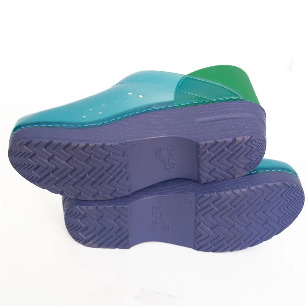 Dansko Professional - Translucent Blue Clogs Size 38 EU - Picture 6 of 12